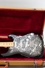 2025 Fender Japan MIJ Limited Edition Stratocaster Black Paisley 1969 U Neck w/ HSC