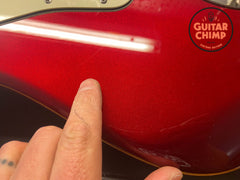 2010 Fender Japan Jaguar JG66 '66 Reissue | Old Candy Apple Red | Matching Headstock | Very Good Condition