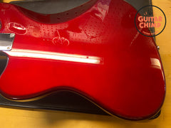 2010 Fender Japan Jaguar JG66 '66 Reissue | Old Candy Apple Red | Matching Headstock | Very Good Condition