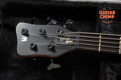 2005 Left-Handed Warwick Thumb Neck Thru NT-5 String Bass – Made in Germany | Includes Hard-Shell Case