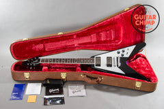 2021 Gibson '70s Flying V Mirror Limited-Edition Electric Guitar Ebony