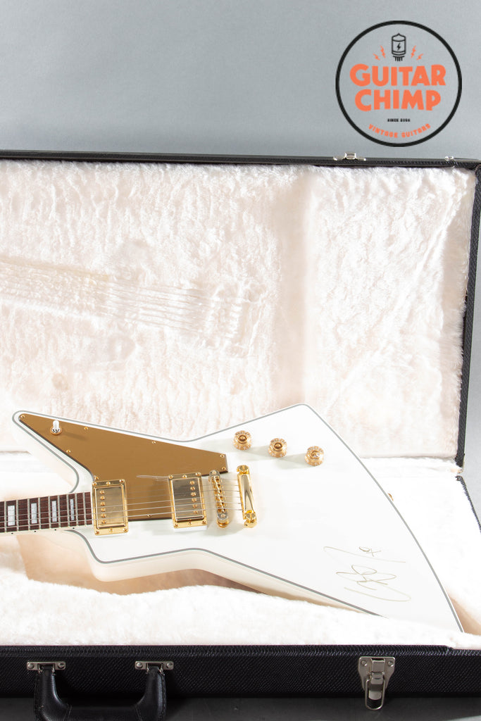 2014 Gibson Lzzy Hale Explorer – Alpine White | Signed by Lzzy Hale | Original Case