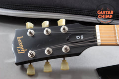 2009 Gibson SG Raw Power Satin Ebony – '57 Classic Pickups | All-Maple Construction | Gig Bag Included