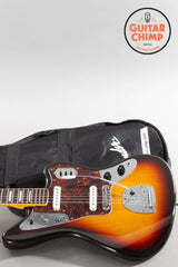 2002 Fender Japan Jaguar JG66B ’66 Reissue 3-Tone Sunburst Block Inlays | Very Good Condition