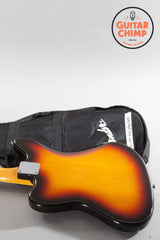 2002 Fender Japan Jaguar JG66B ’66 Reissue 3-Tone Sunburst Block Inlays | Very Good Condition