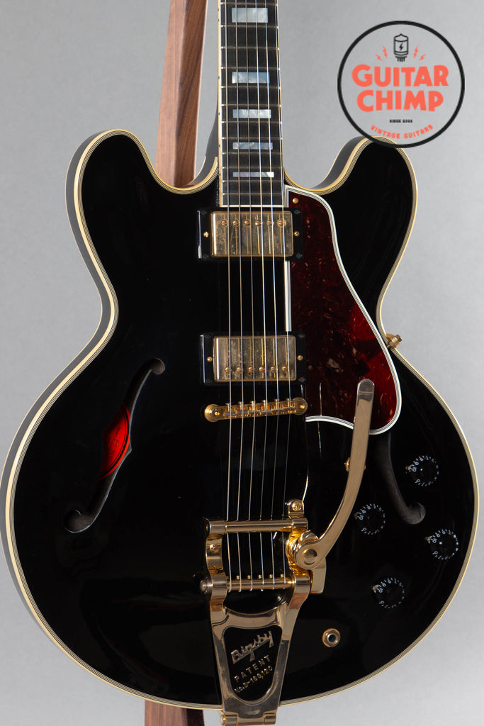 2015 Gibson Memphis ES-355 with Factory Bigsby Black VOS