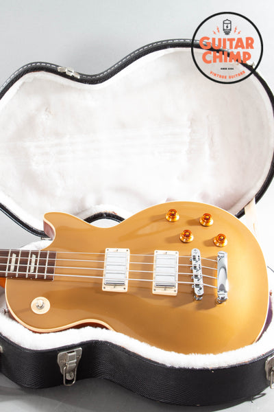 Gibson Les Paul 2012年製 2012 Gibson Les Paul Standard Bass Goldtop - Oversized Body