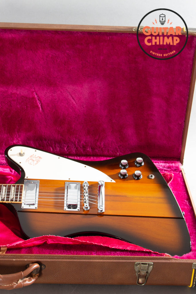 1991 Gibson Firebird V Tobacco Sunburst | Headstock Repair, Original Hard-shell Case