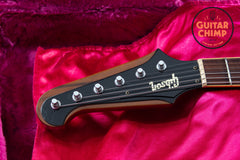 1991 Gibson Firebird V Tobacco Sunburst | Headstock Repair, Original Hard-shell Case