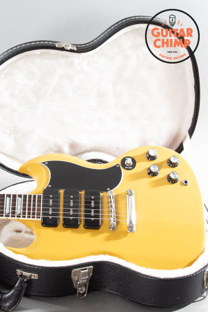 2017 Gibson Gary Clark Jr. Signature SG Gloss Yellow | Original Case | Very Good Condition