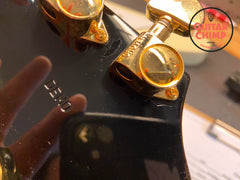 2022 Gibson Custom Shop Flying V Custom Ebony Black Beauty