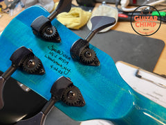 2023 Spector USA NS-2 4-String Bass Blue Burst Quilt Top | HAZ 18V Pre-Amp | Original Case