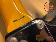 2010 Fender Japan Jaguar JG66 '62 Reissue Black - Excellent Condition with Gig Bag