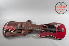2012 Fender Japan AJB Aerodyne Jazz Bass Candy Apple Red