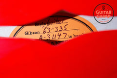 2011 Gibson Custom Shop Historic ’63 Reissue ES-335 Block Inlay Faded Cherry