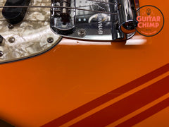 2021 Fender Japan Traditional II 60s Competition Mustang Capri Orange W/ Matching Headstock