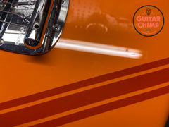 2021 Fender Japan Traditional II 60s Competition Mustang Capri Orange W/ Matching Headstock