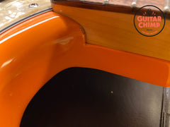 2021 Fender Japan Traditional II 60s Competition Mustang Capri Orange W/ Matching Headstock