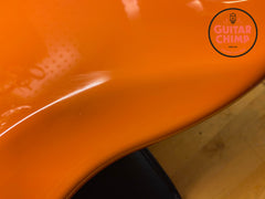 2021 Fender Japan Traditional II 60s Competition Mustang Capri Orange W/ Matching Headstock