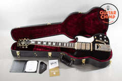 2021 Gibson Custom Shop 60th Anniversary ‘61 Les Paul SG Custom Ultra Light Aged Black | Original Case & COA Included