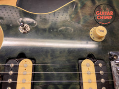 1992 Ernie Ball Music Man EVH Eddie Van Halen Signature Trans Black Quilt