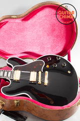 2025 Gibson Custom Shop ES-355 ’59 Reissue Black | Original Hard-Shell Case | Certificate of Authenticity