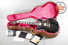 2025 Gibson Custom Shop ES-355 ’59 Reissue Black | Original Hard-Shell Case | Certificate of Authenticity