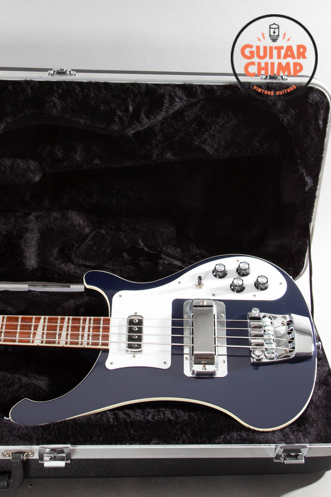 2012 Rickenbacker 4003 Bass – Rare Midnight Blue Finish, All Original, w/ OHSC