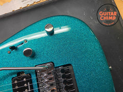 Charvel Pro-Mod San Dimas Style 1 HSS with Floyd Rose Aqua Flake | Seymour Duncan Pickups | Excellent Condition | Original Gig Bag Included