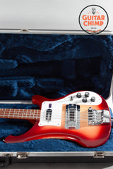 2002 Rickenbacker 4003S/8 8-String Bass – Fireglo, Rare Model, All Original, w/ OHSC