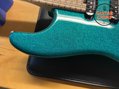 Charvel Pro-Mod San Dimas Style 1 HSS with Floyd Rose Aqua Flake | Seymour Duncan Pickups | Excellent Condition | Original Gig Bag Included