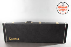 2017 Spector USA NS-5XL 5-String Bass – Black Quilt, EMG/HAZ 9V, w/ OHSC