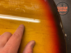 2002 Fender Japan Jaguar JG66 ’62 Reissue 3-Tone Sunburst | Original Pickups | Gig Bag