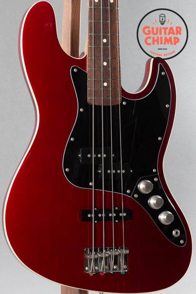 2006 Fender Japan AJB Aerodyne Jazz Bass Candy Apple Red