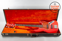 1965 Fender Jazz Bass – Dakota Red w/ Matching Headstock, Original Pickups, OHSC