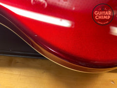 2012 Fender Japan AJB Aerodyne Jazz Bass Candy Apple Red