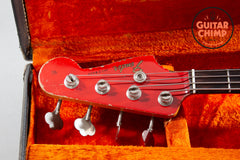 1965 Fender Jazz Bass – Dakota Red w/ Matching Headstock, Original Pickups, OHSC