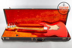 1965 Fender Jazz Bass – Dakota Red w/ Matching Headstock, Original Pickups, OHSC