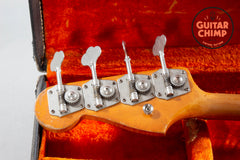 1965 Fender Jazz Bass – Dakota Red w/ Matching Headstock, Original Pickups, OHSC