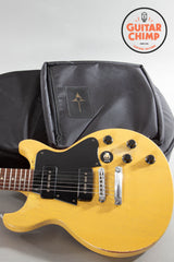 2005 Gibson Les Paul Junior Special – Faded Worn Yellow, P-90s, Heel Repair, w/ Gig Bag