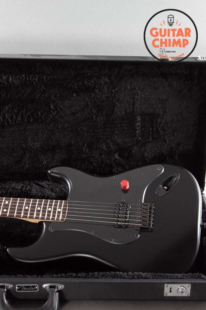 2024 Fender Tom DeLonge Stratocaster – Satin Black, (1 of 300), w/ OHSC & Signed COA