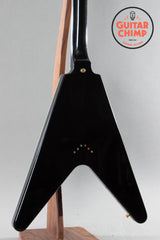 2017 Gibson Custom Shop Flying V Custom Ebony Black Beauty