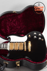 2006 Gibson Custom Shop SG Custom – 3-Pickup Black Beauty, Ebony Board, w/ OHSC & COA