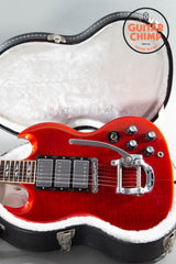 2013 Gibson SG Deluxe Red Fade – Original Case – Headstock Repair