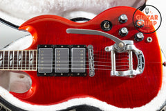 2013 Gibson SG Deluxe Red Fade – Original Case – Headstock Repair