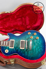 2020 Gibson Les Paul Standard Goryo Yuto Trans Blue Burst Quilt Top – Rare Japan-Only Model