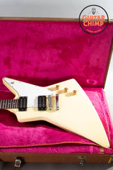 1990 Gibson Explorer '76 Reissue Alpine White – Ebony Board, 500T/496R, OHSC