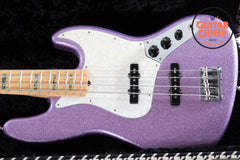2017 Fender Limited Edition Adam Clayton Jazz Bass Purple Sparkle w/ OHSC β Mint!