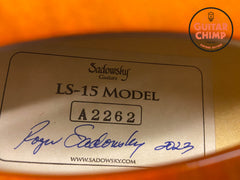 2023 Sadowsky LS-15 Long Scale in Sienna Burst | Original Hard Shell Case