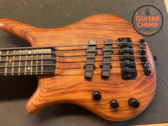 2005 Left-Handed Warwick Thumb Neck Thru NT-5 String Bass – Made in Germany | Includes Hard-Shell Case